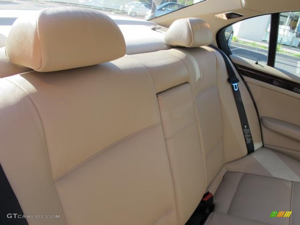 2003 3 Series 325i Sedan - Steel Blue Metallic / Sand photo #5