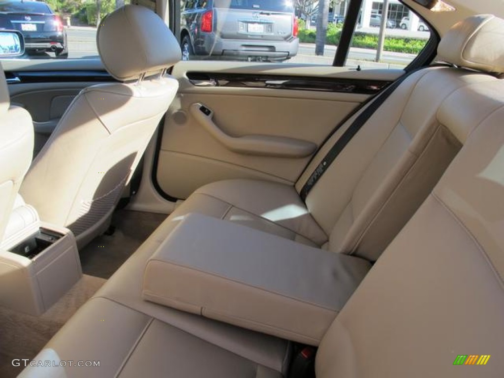 2003 3 Series 325i Sedan - Steel Blue Metallic / Sand photo #6