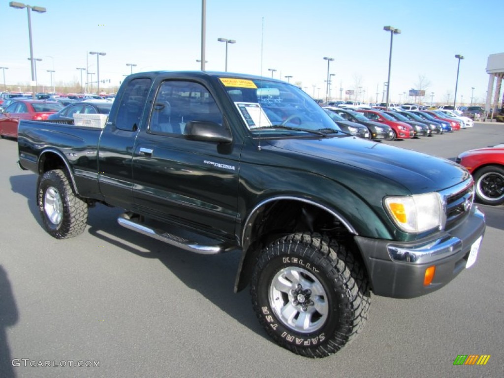 2000 Tacoma V6 SR5 Extended Cab 4x4 - Imperial Jade Green Mica / Gray photo #1