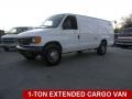 Oxford White - E Series Van E350 Commercial Extended Photo No. 2