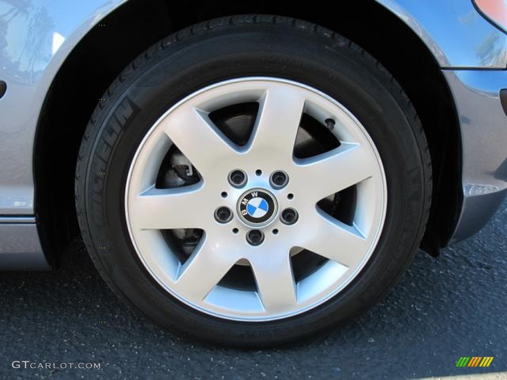 2003 3 Series 325i Sedan - Steel Blue Metallic / Sand photo #16