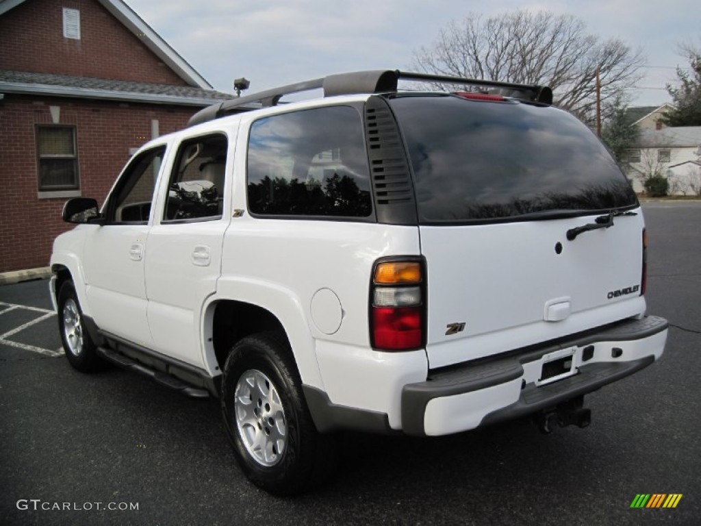 2004 Tahoe Z71 4x4 - Summit White / Tan/Neutral photo #5