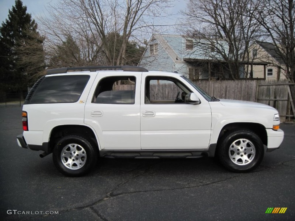 2004 Tahoe Z71 4x4 - Summit White / Tan/Neutral photo #9