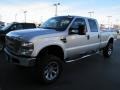 2008 Silver Metallic Ford F350 Super Duty XLT Crew Cab 4x4  photo #3