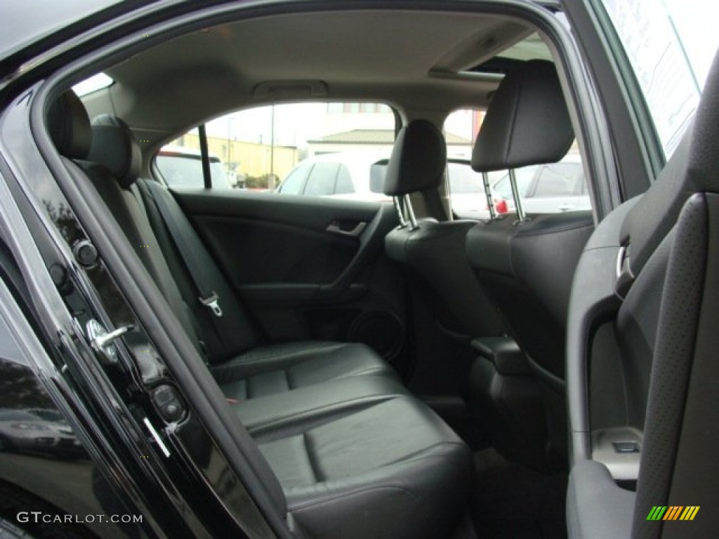 2010 TSX Sedan - Crystal Black Pearl / Ebony photo #25
