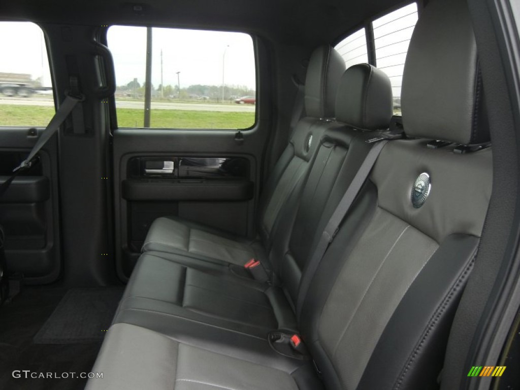 Black/Silver Smoke Interior 2011 Ford F150 Harley-Davidson SuperCrew Photo #59428421