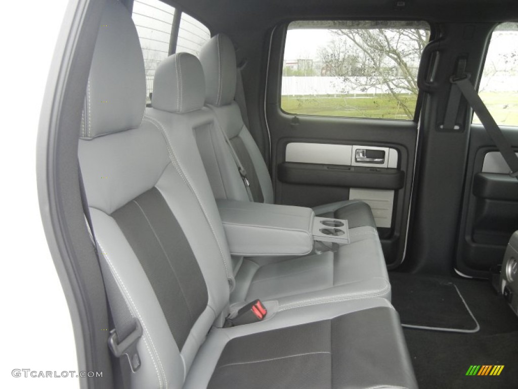 Steel Gray/Black Interior 2011 Ford F150 Limited SuperCrew 4x4 Photo #59428670