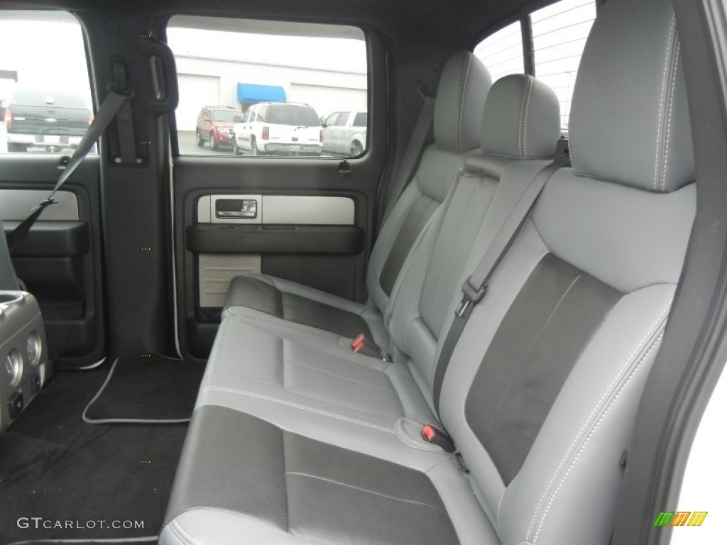Steel Gray/Black Interior 2011 Ford F150 Limited SuperCrew 4x4 Photo #59428688
