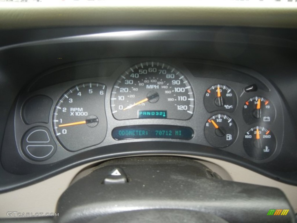 2004 GMC Sierra 1500 SLE Extended Cab Gauges Photo #59429465