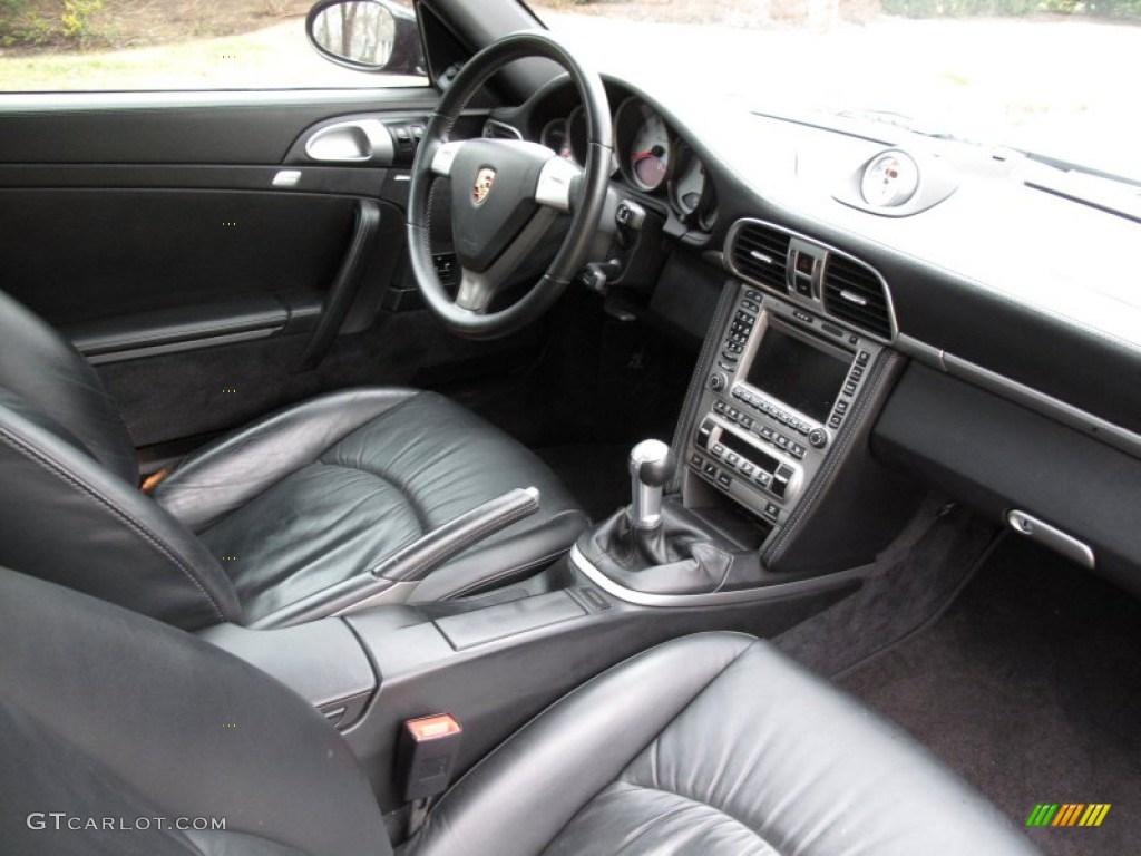 Black Interior 2007 Porsche 911 Turbo Coupe Photo #59429759
