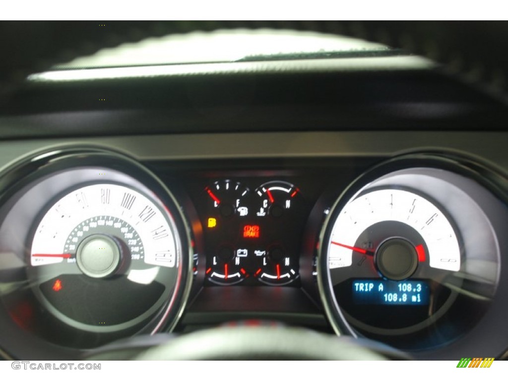 2012 Ford Mustang GT Premium Coupe Gauges Photo #59430803