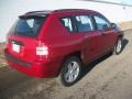 2008 Inferno Red Crystal Pearl Jeep Compass Sport  photo #3