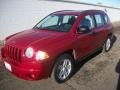 2008 Inferno Red Crystal Pearl Jeep Compass Sport  photo #4