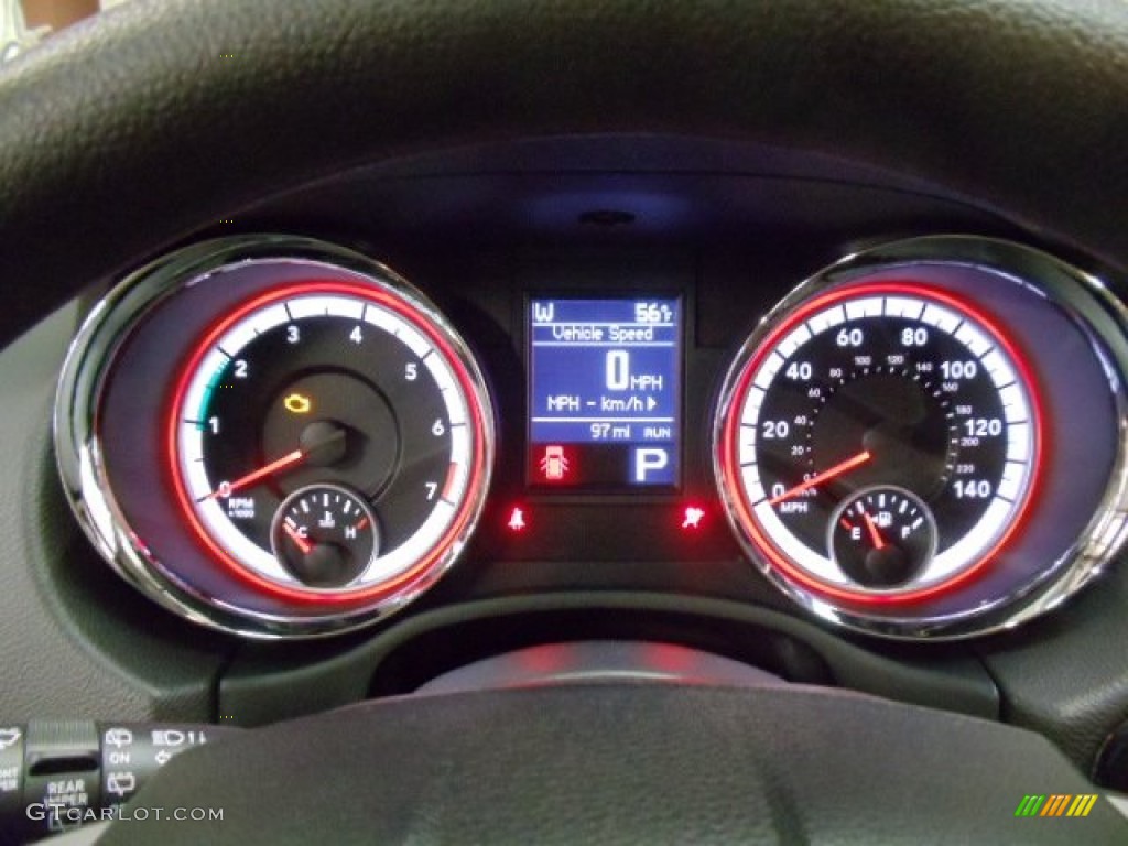 2012 Dodge Durango SXT AWD Gauges Photo #59432228