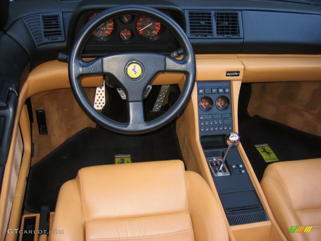 1994 Ferrari 348 Spider Beige Dashboard Photo #59434751