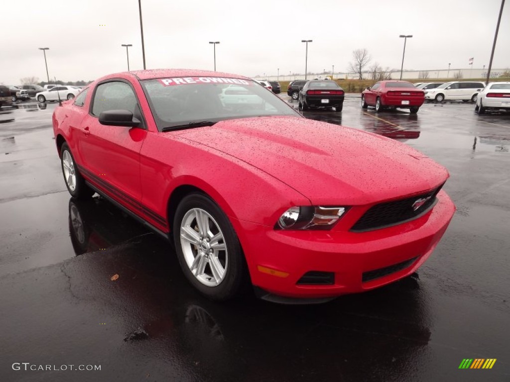 Torch Red 2010 Ford Mustang V6 Premium Coupe Exterior Photo #59435440