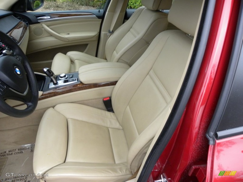 Sand Beige Interior 2008 BMW X6 xDrive35i Photo #59437511