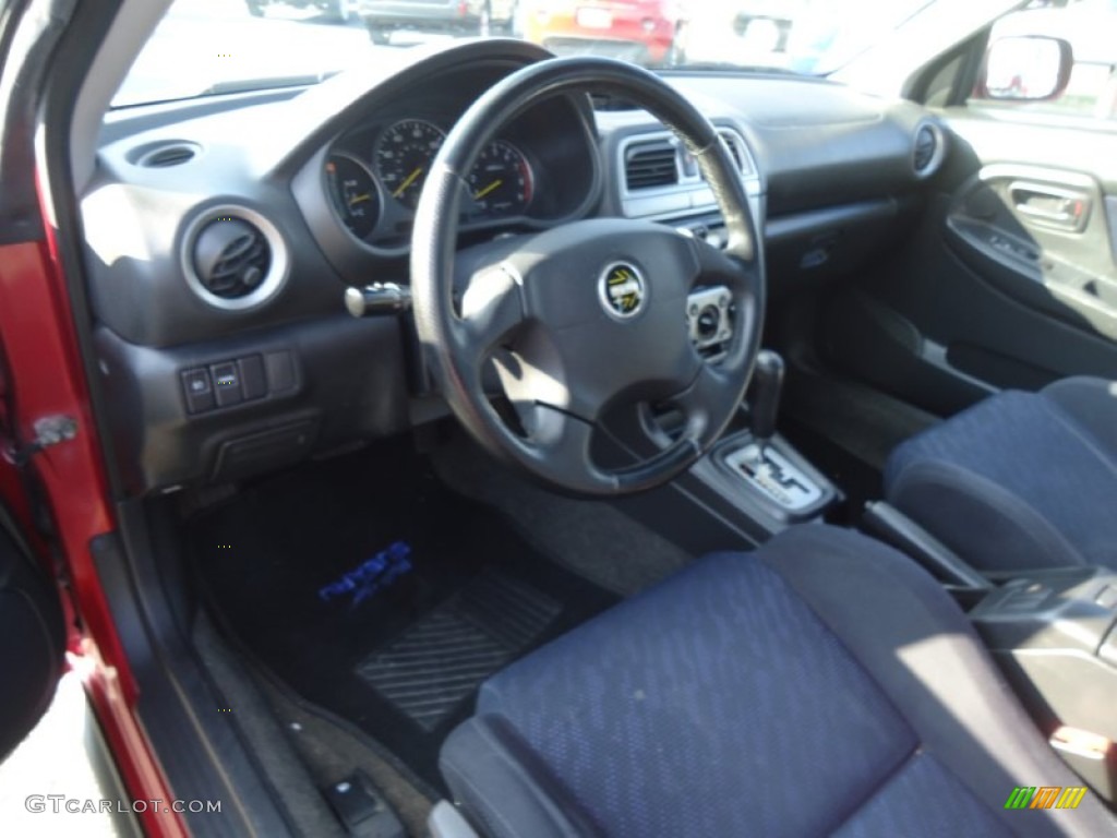 2002 Impreza WRX Wagon - Sedona Red Pearl / Black photo #10