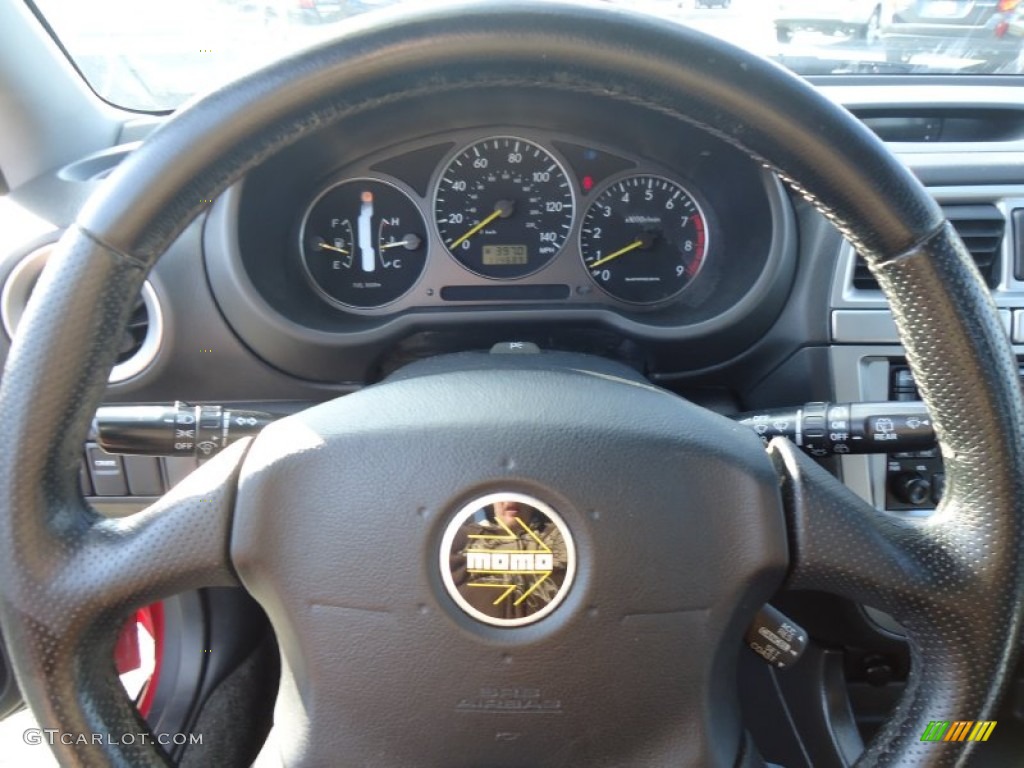 2002 Impreza WRX Wagon - Sedona Red Pearl / Black photo #28