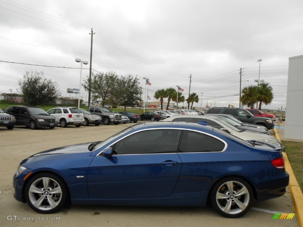 2007 3 Series 335i Coupe - Montego Blue Metallic / Black photo #4