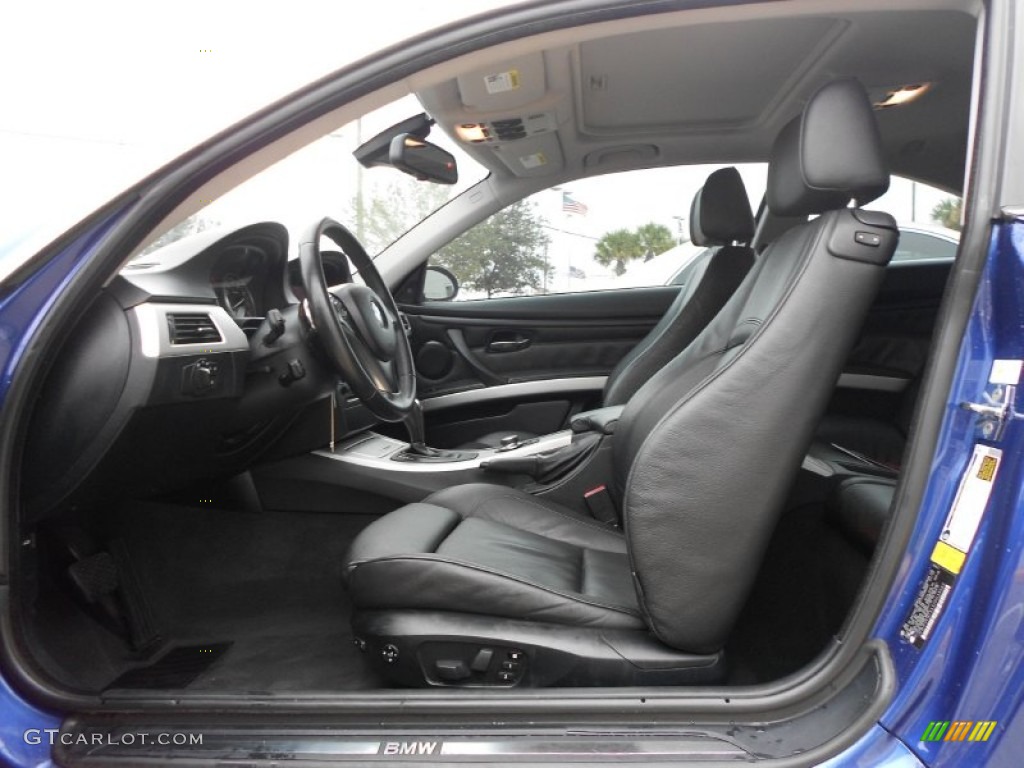 2007 3 Series 335i Coupe - Montego Blue Metallic / Black photo #13
