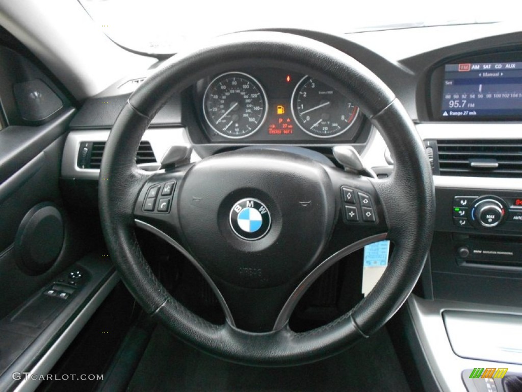 2007 3 Series 335i Coupe - Montego Blue Metallic / Black photo #19