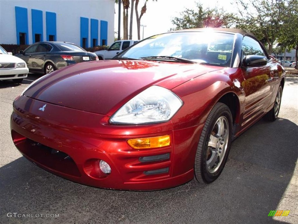 2003 Eclipse Spyder GS - Ultra Red Pearl / Sand Blast photo #7