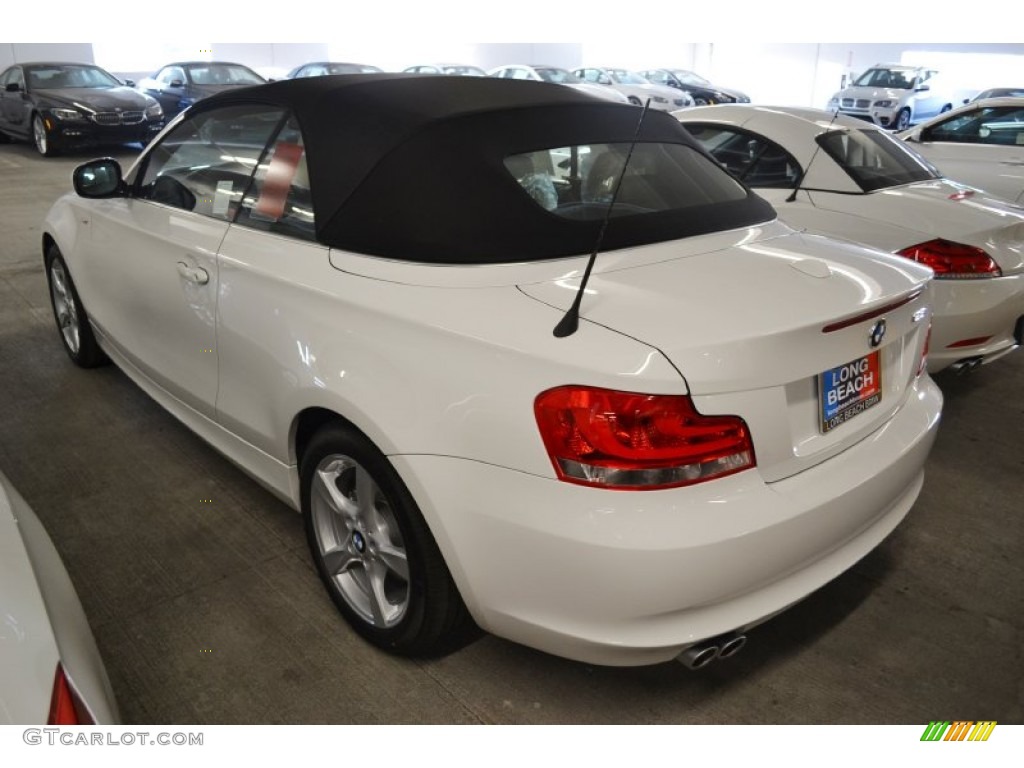2012 1 Series 128i Convertible - Alpine White / Oyster photo #5
