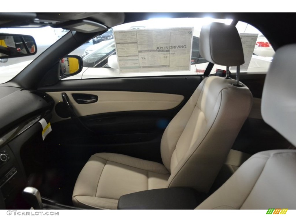 2012 1 Series 128i Convertible - Alpine White / Oyster photo #7
