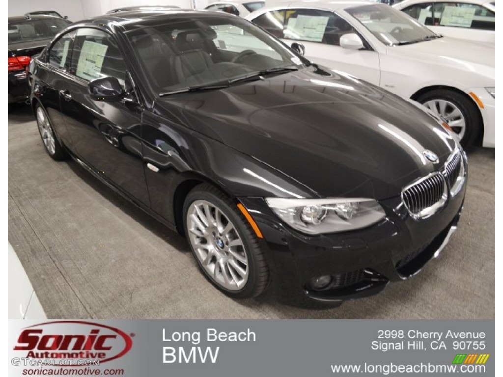 2012 3 Series 328i Coupe - Black Sapphire Metallic / Black photo #1