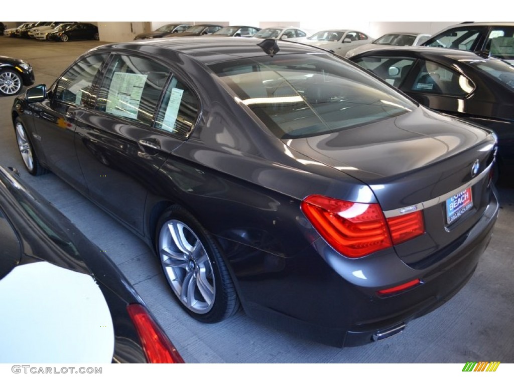 2012 7 Series 750Li Sedan - Dark Graphite Metallic / Black photo #4