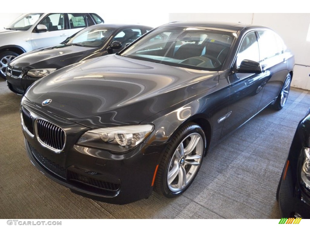 2012 7 Series 750Li Sedan - Dark Graphite Metallic / Black photo #9