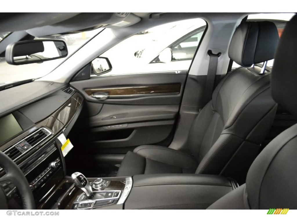 Black Interior 2012 BMW 7 Series 740Li Sedan Photo #59445782