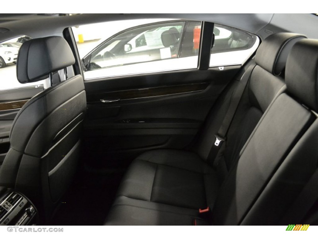 Black Interior 2012 BMW 7 Series 740Li Sedan Photo #59445790