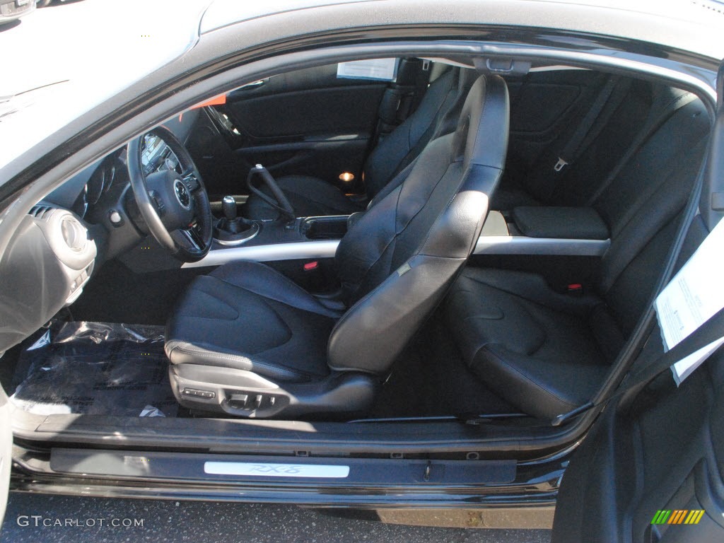 Black Interior 2009 Mazda RX-8 Grand Touring Photo #59445944