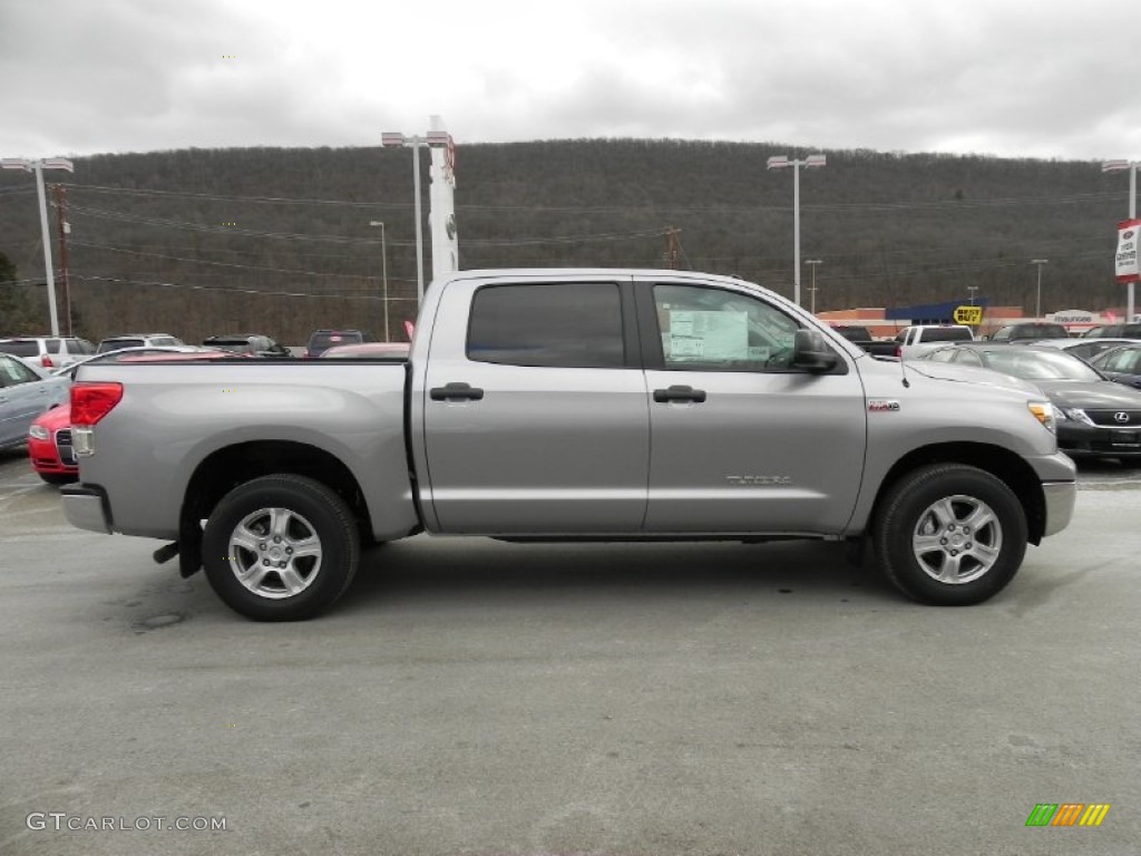 2012 Tundra CrewMax 4x4 - Silver Sky Metallic / Black photo #3