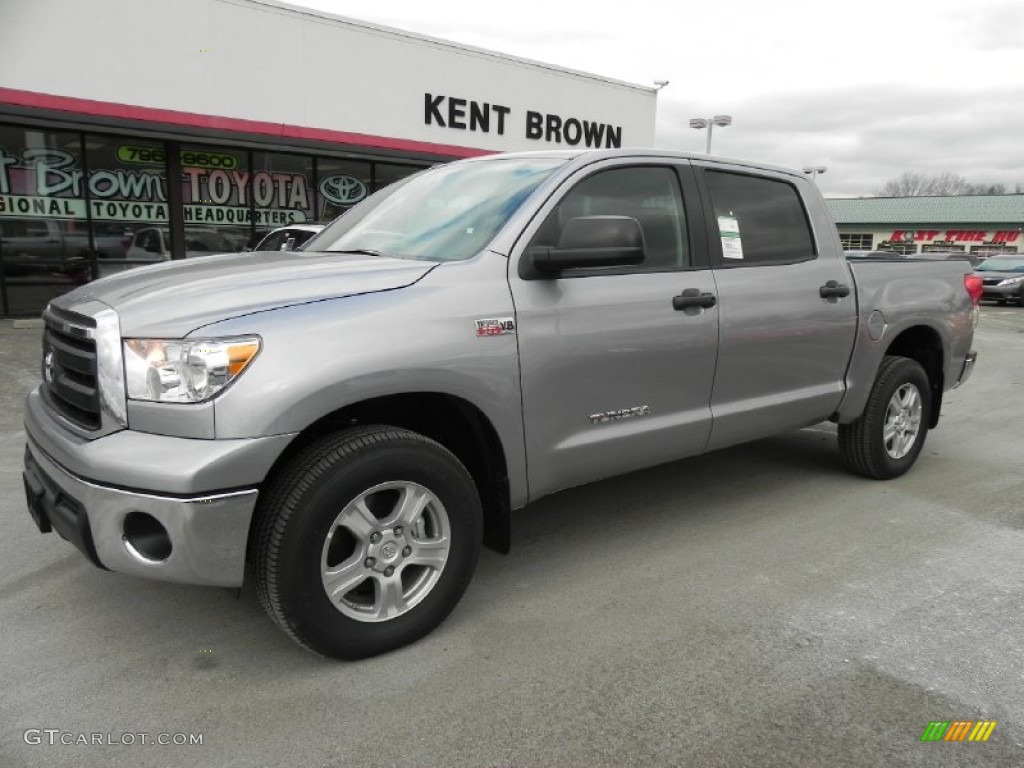 2012 Tundra CrewMax 4x4 - Silver Sky Metallic / Black photo #15