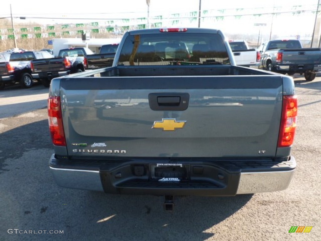 2010 Silverado 1500 LT Extended Cab 4x4 - Blue Granite Metallic / Light Titanium/Ebony photo #5