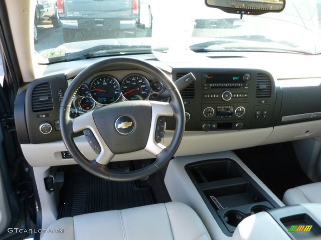 2010 Silverado 1500 LT Extended Cab 4x4 - Blue Granite Metallic / Light Titanium/Ebony photo #14