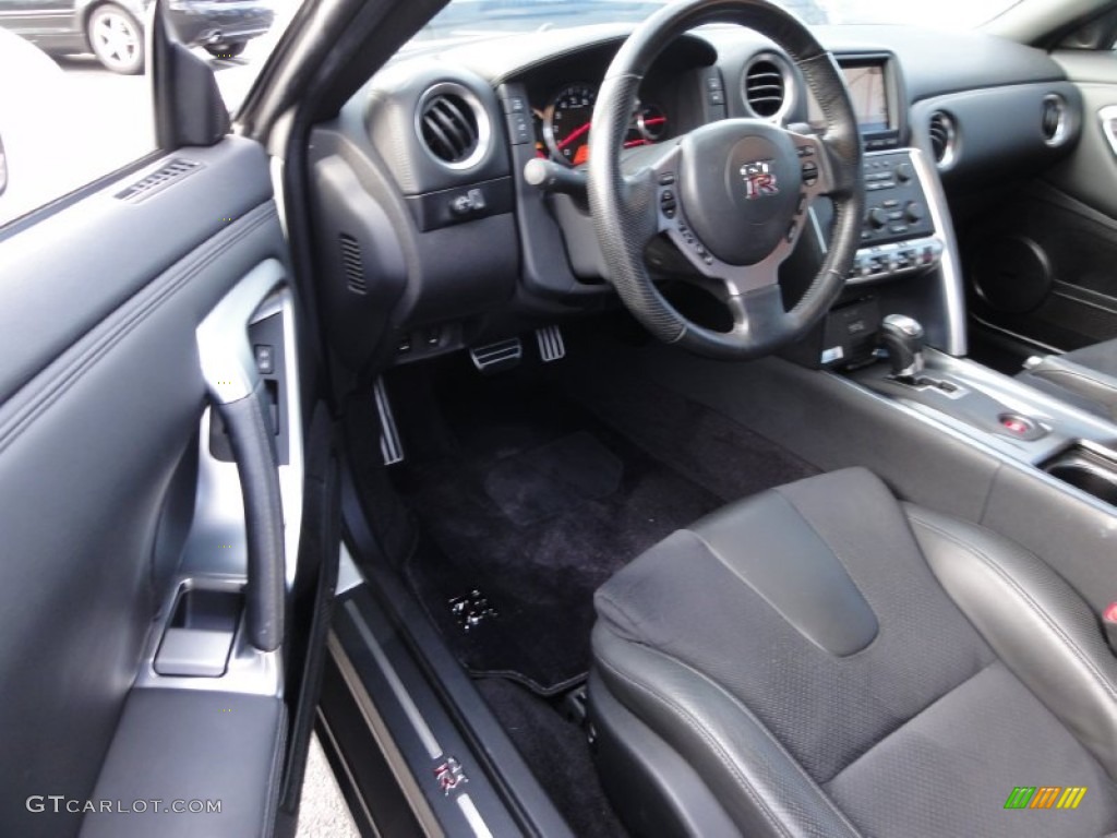 Black Interior 2009 Nissan GT-R Premium Photo #59446883