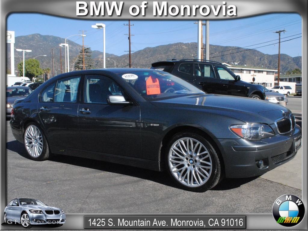 2008 7 Series 750i Sedan - Titanium Grey Metallic / Flannel Grey photo #1