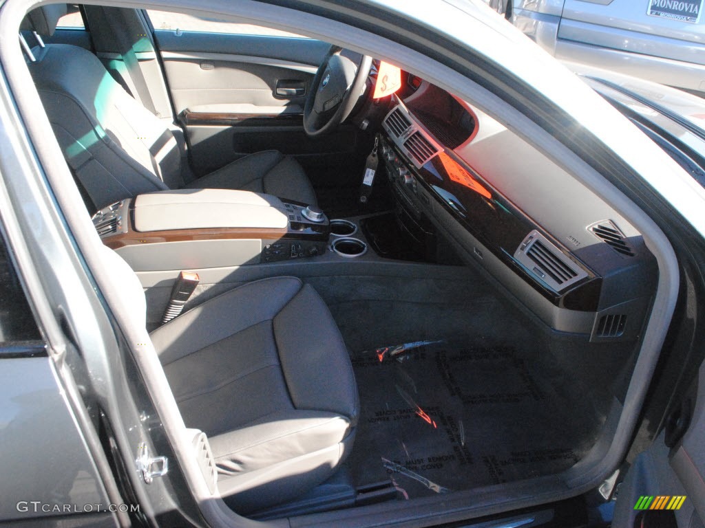 2008 7 Series 750i Sedan - Titanium Grey Metallic / Flannel Grey photo #3