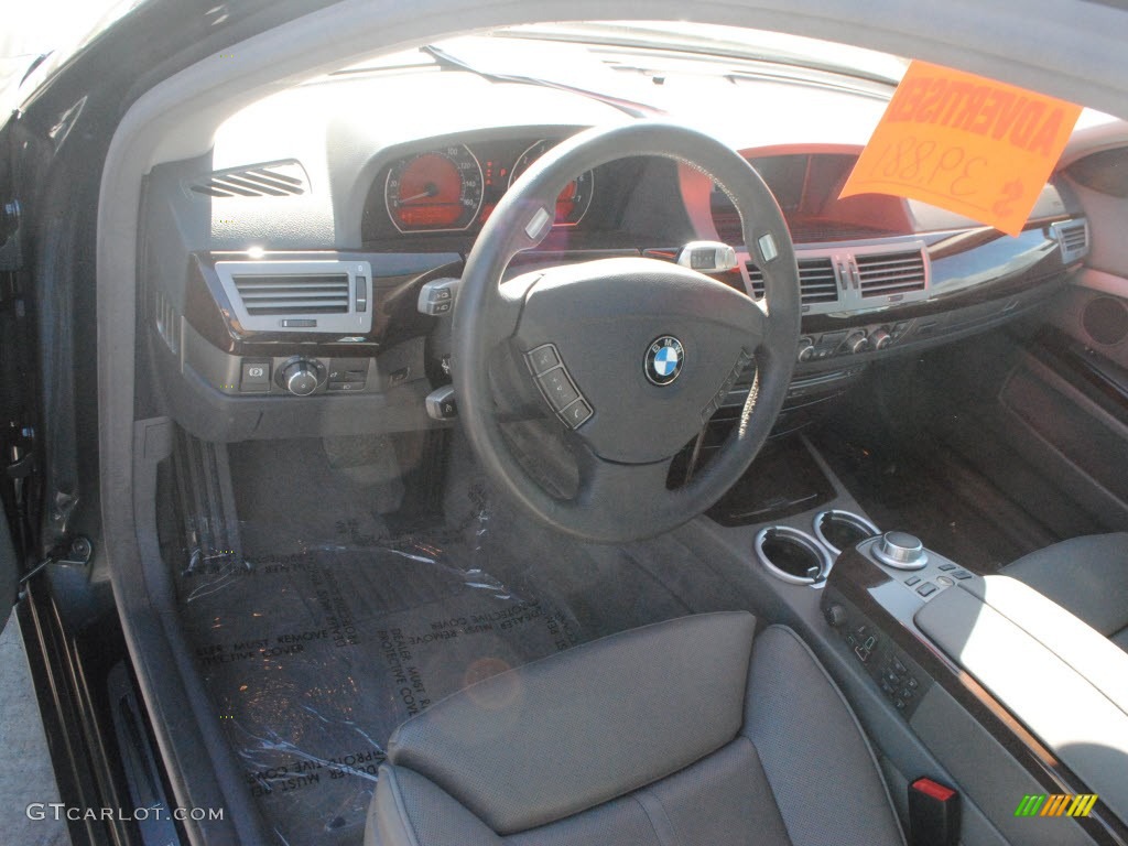 2008 7 Series 750i Sedan - Titanium Grey Metallic / Flannel Grey photo #15