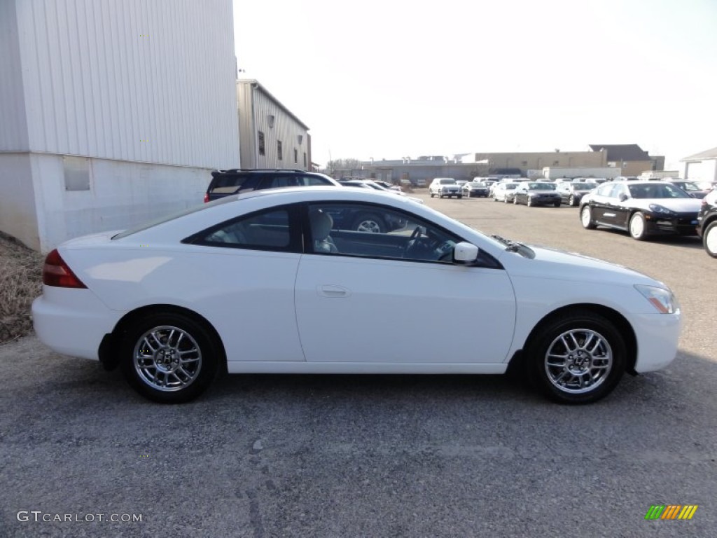 2003 Accord EX V6 Coupe - Taffeta White / Ivory photo #7