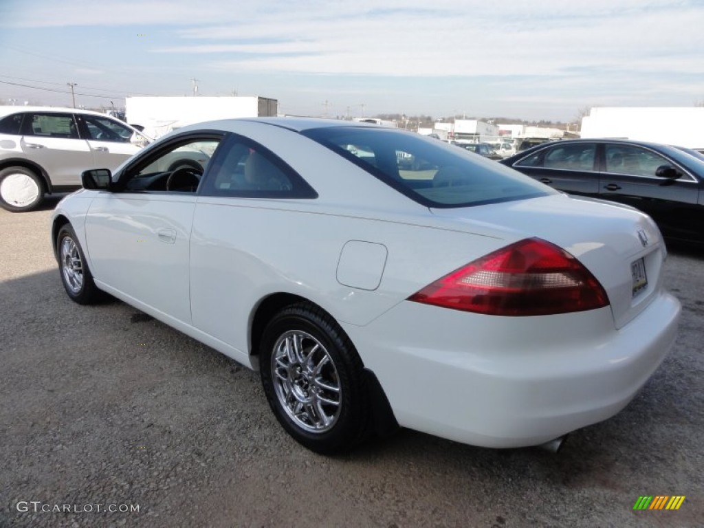 2003 Accord EX V6 Coupe - Taffeta White / Ivory photo #10