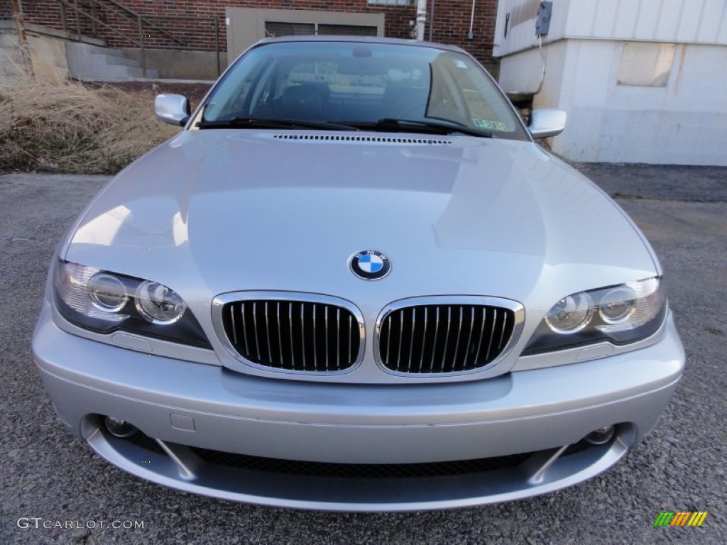Titanium Silver Metallic 2004 BMW 3 Series 325i Coupe Exterior Photo #59448590