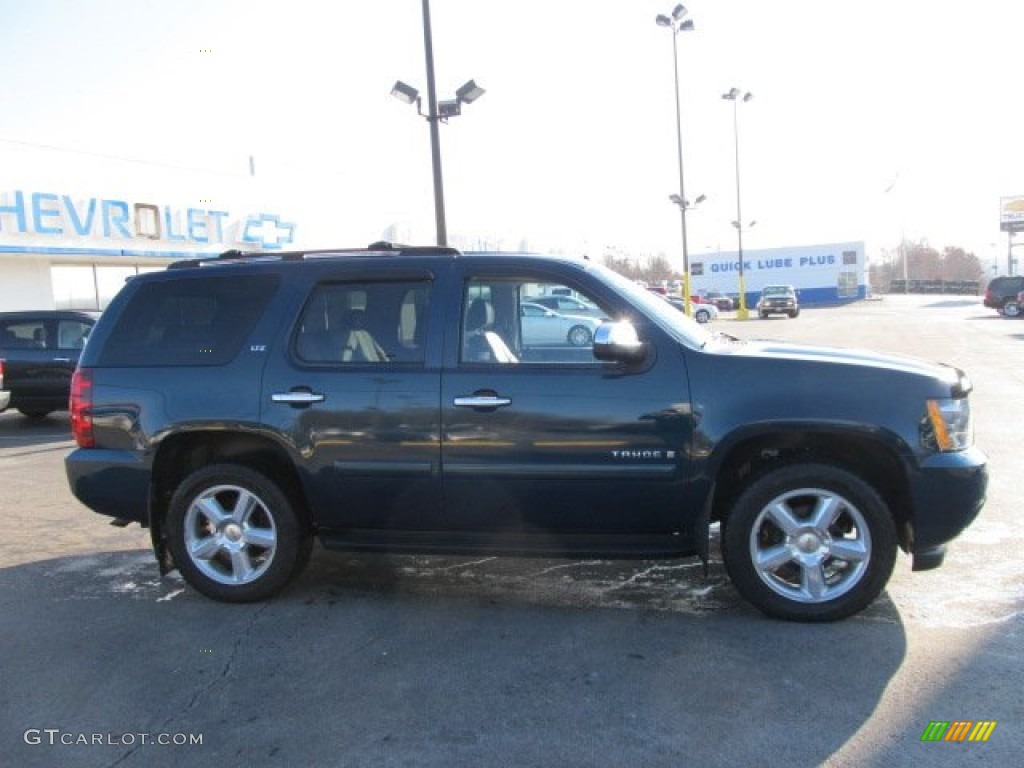 2007 Tahoe LTZ 4x4 - Bermuda Blue Metallic / Ebony photo #2