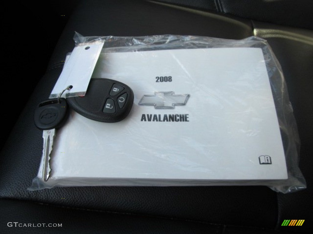 2008 Avalanche LT 4x4 - Graystone Metallic / Ebony photo #23