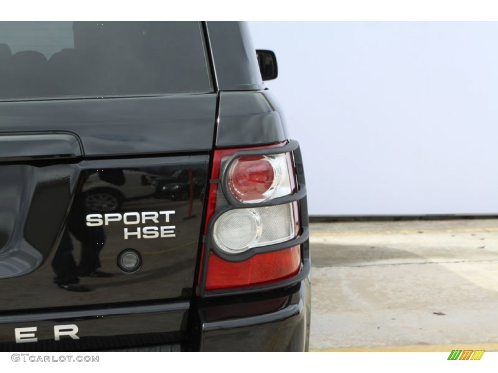 2009 Range Rover Sport HSE - Santorini Black / Ebony/Ebony photo #50