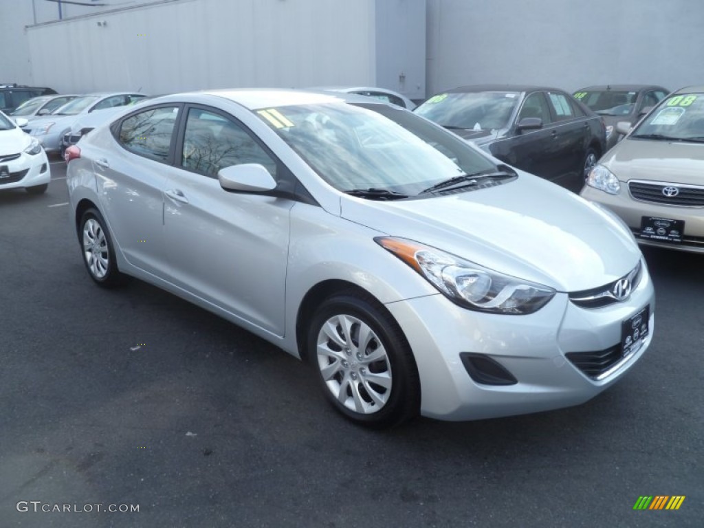 Radiant Silver 2011 Hyundai Elantra GLS Exterior Photo #59451827